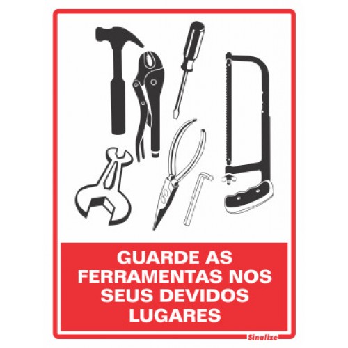 Placa - FERRAMENTAS