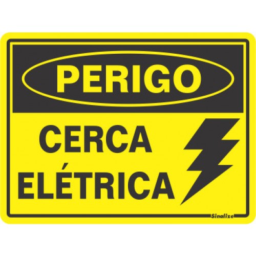 Placa - CERCA ELÉTRICA