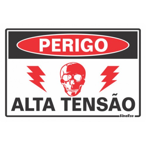 Placa - ALTA TENSÃO