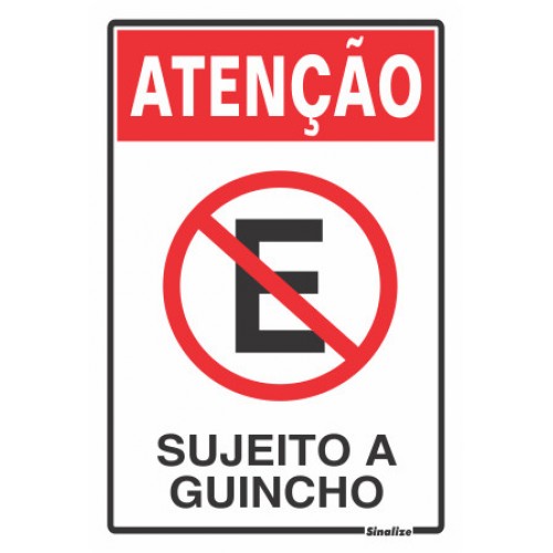 Placa - ATENÇÃO